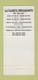 Matchbook Cover - La Carreta Restaurant Cuban Food Miami Hialeah FL 30 Strike
