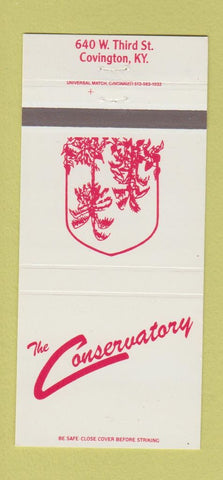 Matchbook Cover - The Conservatory Covington KY 30 Strike