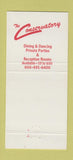 Matchbook Cover - The Conservatory Covington KY 30 Strike
