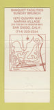 Matchbook Cover - Salmon House Seafood San Diego CA 30 Strike