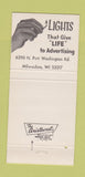 Matchbook Cover - WI Restaurant Association Convention Milwaukee  1973 30 Strike