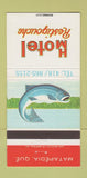 Matchbook Cover - Hotel Motel Restigouche Matapedia QC 30 Strike