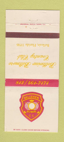 Matchbook Cover - Belleview Biltmore Country Club FL WEAR 30 Strike