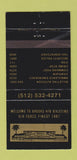 Matchbook Cover - Brooks Air Force Billeting 30 Strike