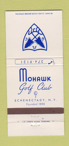 Matchbook Cover - Mohawk Golf Club Schenectady NY 30 Strike
