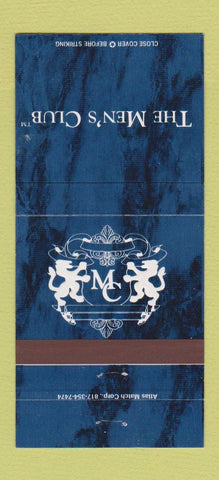 Matchbook Cover - The Men's Club Houston TX Charlotte Dallas 30 Strike