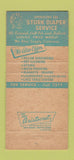 Matchbook Cover - Logan Laundry Altoona PA 30 Strike