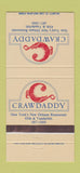 Matchbook Cover - Crawdaddy Restuarnat New York City 30 Strike