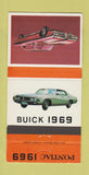 Matchbook Cover - 1969 Buick Pontiac Jonquiere QC 30 Strike