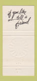 Matchbook Cover - Granada Royale Hometels 30 Strike