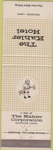 Matchbook Cover - Kahler Hotel Rochester MN