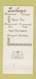 Matchbook Cover - The Colonnade Boston MA 30 Strike