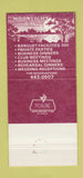 Matchbook Cover - Harvest Moon Columbia MO Starlight Lounge 30 Strike