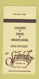 Matchbook Cover - Spinnaker Tucson AZ Restaurant 30 Strike