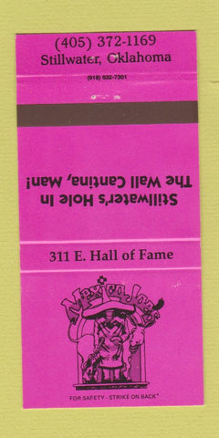 Matchbook Cover - Mexico Joe's Mexican Food Stillwater OK 30 Strike