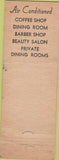 Matchbook Cover - Claridge Hotel St Louis MO