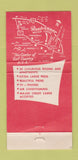 Matchbook Cover - The Roadrunner Motor Lodge Indian Wells CA WEAR 30 Strike