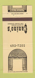 Matchbook Cover - Canino's Italian Restaurant Fort Collins Colorado 30 Strike