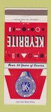 Matchbook Cover - Keybrite Keystone Steel Spring City PA 30 Strike
