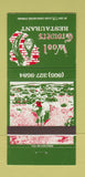 Matchbook Cover - Wool Growers Restaurant Bakersfield CA 30 Strike