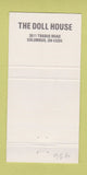Matchbook Cover - The Doll House Columbus OH strip club girlie 30 Strike