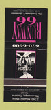 Matchbook Cover - Runway 66 Strip Club? Mississauga ON 30 Strike