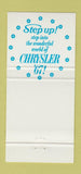Matchbook Cover - 1967 Dodge Coronet Vanderhoof Chrysler Canada 30 Strike