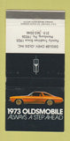 Matchbook Cover - 1973 Oldsmobile Degler Chevrolet Hamburg PA WEAR 30 Strike
