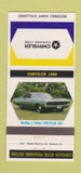 Matchbook Cover - Chrysler Canada 300 1969 30 Strike