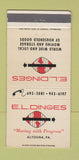 Matchbook Cover - EL Dinges Trucking Altoona PA 30 Strike