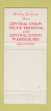Matchbook Cover - Central Union Trucking Indianapolis IN Christmas 30 Strike