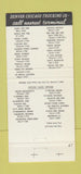 Matchbook Cover - DC Trucking Denver Chicago 30 Strike