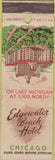Matchbook Cover - Edgewater Beach Hotel Chicago IL wear