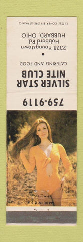 Matchbook Cover - Silver Star Nite Club Hubbard OH pinup