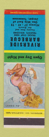 Matchbook Cover - Riverside BBQ Jasper TN pinup