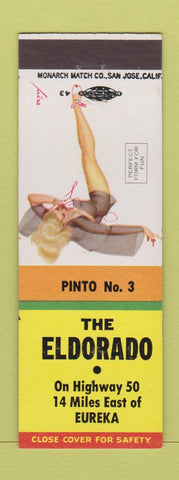 Matchbook Cover - The Eldorado Eureka CA pinup
