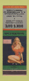 Matchbook Cover - Dick's Cafe Pittsburgh PA pinup