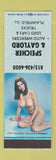 Matchbook Cover - Speicher Gaylord Auto Wreckers Plainfield IL pinup
