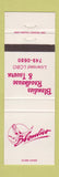 Matchbook Cover - Blondies Roadhouse Tavern girlie