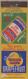 Matchbook Cover - Won Up Grapefruit Juice