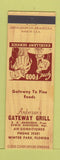 Matchbook Cover - Anderson's Gateway Grill Winter Park FL