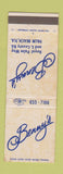 Matchbook Cover - Benny's Palm Beach FL