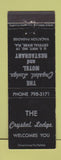 Matchbook Cover - The Crystal Lodge Crystal River FL WEAR