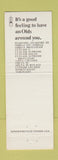 Matchbook Cover - 1976 Oldsmobile Hawkins Chevrolet Danville PA