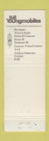 Matchbook Cover - 1968 Oldsmobile HS Risser Elizabethtown PA