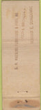 Matchbook Cover - Koppers Coal WEAR