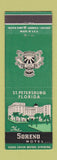Matchbook Cover - Soreno Hotel St Petersburg FL