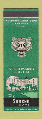 Matchbook Cover - Soreno Hotel St Petersburg FL