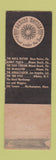 Matchbook Cover - Boca Raton Hotel FL