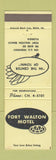Matchbook Cover - Fort Walton Motel Fort Walton Beach FL